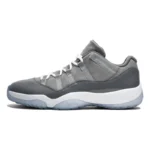 Jordan Air Jordan 11 retro low cool grey Trendy Low Top Retro Basketball Shoes Men's