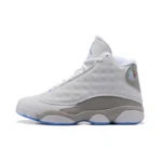 Jordan Air Jordan 13 Retro Neutral Grey Comfortable Slip Resistant High Top Retro Basketball Shoes Men's White