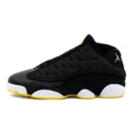 Jordan Air Jordan 13 etro Low Black Varsity Maize PU Mid Top Retro Basketball Shoes Men's Black