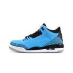 Jordan Air Jordan 3 Retro Powder Blue Mid Top Basketball Shoes Men's Blue 2014