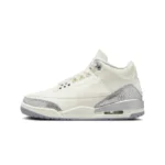 Jordan Air Jordan 3 Sail Trendy Versatile Anti-slip Durable Mid Top Retro Basketball Shoes Women's