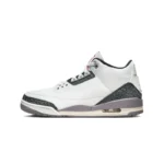 Jordan Air Jordan 3 Anti-slip Mid Top Retro Basketball Shoes Men's