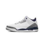 Jordan Air Jordan 3 "Midnight Navy" Leather Mid Top Retro Basketball Shoes Men's