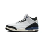 Jordan 3 DIFFUSED BLUE Mid Top Retro Basketball Shoes Men's White Blue