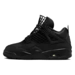 Jordan Air Jordan 4 RETRO ??NET/Black?? Mid Top Retro Basketball Shoes Style Black