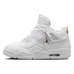 Jordan Air Jordan 4 ??Net?? Comfortable Mid Top Retro Basketball Shoes Style White