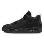 Jordan Air Jordan 4 "Black Cat" Comfortable Mid Top Retro Basketball Shoes Unisex Black