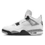 Jordan Air Jordan 4 Retro "White Cement" White Cement Mid Top Retro Basketball Shoes Style 2025Retro