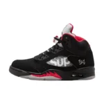 Jordan Air Jordan 5 Retro Black Slip Resistant High Top Retro Black