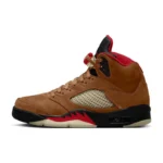Jordan Air Jordan 5 Archaeo Brown Comfortable Slip Resistant Mid Top Retro Brown