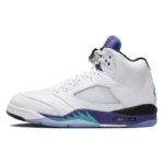 Jordan Air Jordan 5 Grape Comfortable High Top Retro WhitePurple