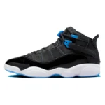Jordan Air Jordan 6 Rings CushioningSlip ResistantDurableSupportive Fit Low Top Retro Basketball Shoes Men's BlackBlue