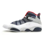 Jordan Air Jordan 6 Rings Comfortable CushioningSlip ResistantDurable High Top Retro Basketball Shoes Men's