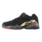 Jordan Air Jordan 8 Retro Low Playoffs (2003) Slip ResistantSupportive FitSupport Low Top Retro Basketball Shoes Men's Black
