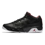 Jordan Air Jordan 9 Retro Low Snakeskin Slip Resistant Low Top Retro Basketball Shoes Men's Black