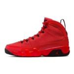 Jordan Air Jordan 9 Chile Red Trendy Cushioned Slip Resistant DurableSupportive FitSupport High Top Retro Basketball Shoes Men's Red