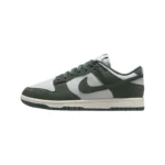 Nike Dunk Low Next Nature Green Suede Fashion Comfortable Durable Low Top White Green