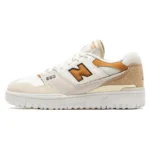 New Balance NB 550 Durable Breathable Low Top Retro Basketball Shoes White Yellow