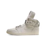 COMME DES GARCONS SHIRT x Jordan Air Jordan 1 Homme Plus Leather Comfortable Cushioning Retro Basketball Shoes Unisex
