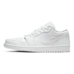 Jordan Air Jordan 1 low triple white Minimal Low Top Retro Basketball Shoes