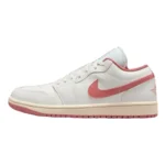 Jordan Air Jordan 1 Low Pink Salt Comfortable Versatile Durable Low Top Retro Basketball Shoes
