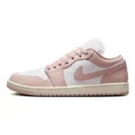 Jordan Air Jordan 1 Leather Comfortable Versatile Low Top Retro Basketball Shoes