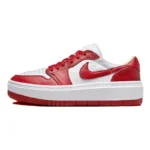 Jordan Air Jordan 1 Elevate Low Top Retro Basketball Shoes White Red