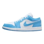 Jordan Air Jordan 1 Legend Blue Comfortable Fashion Minimal Versatile Cushioning Low Top Retro Basketball Shoes