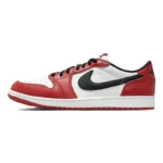 Jordan Air Jordan 1 Retro Low Chicago Comfortable Fashion Minimal Versatile Cushioning Low Top Retro Basketball Shoes Unisex