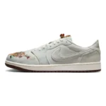 Jordan Air Jordan 1 Comfortable Fashion Versatile Low Top Retro Basketball Shoes White Blue
