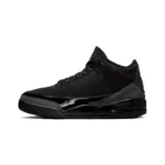 Jordan Air Jordan 3 Black Cat Retro Basketball Shoes Men Black