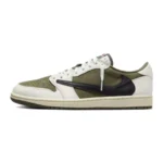 Jordan x Travis Scott Air Jordan 1 Low OG 8 0Medium Olive Fashion Minimalist Classic Versatile Sport