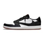 Jordan x Travis Scott Air Jordan 1 Triple Black 7 0 Youthful Style Outdoor Commuting Casual Versatile Campus Style