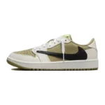 Travis Scott x Jordan Air Jordan 1 Low Golf 6 0EVA Comfortable Low Top Unisex