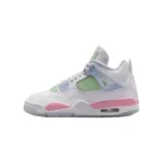 JordanAir Jordan 4 Retro Valentine s Day GS Basketball Shoes White Unisex